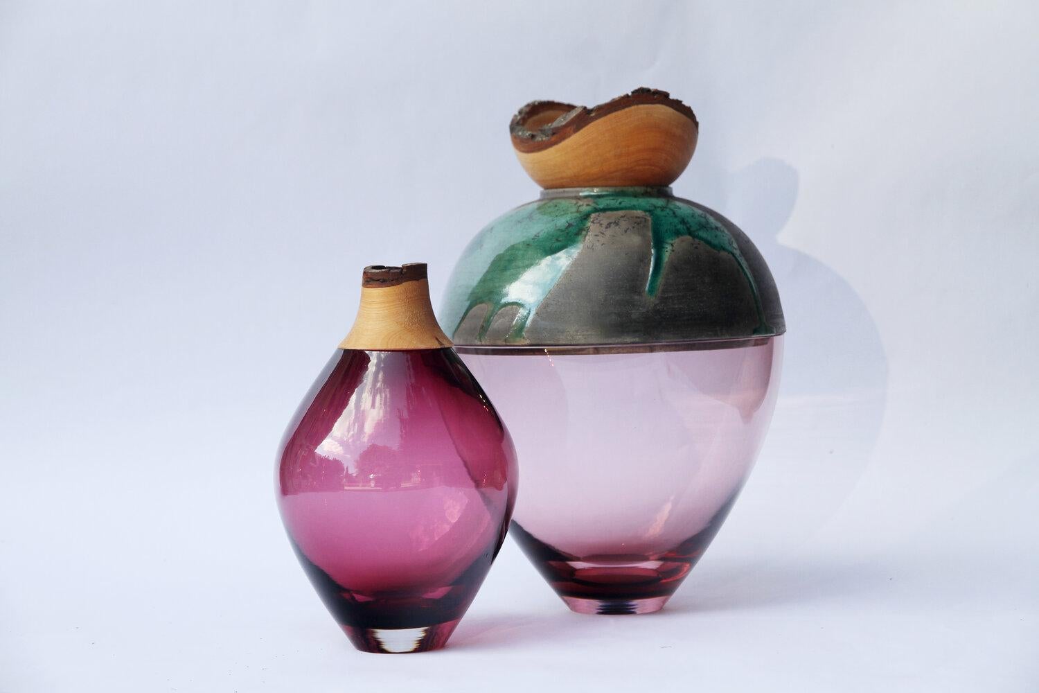Organico moderno Vaso impilabile Matisse viola III, Pia Wüstenberg in vendita