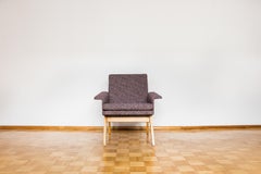 Fauteuil violet du milieu du siècle, 1960, Tchécoslovaquie
