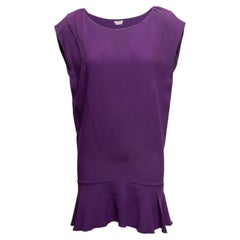 Purple Miu Miu Drop Waist Dress Size IT 36