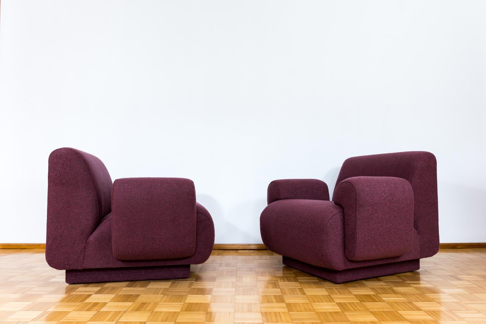 Purple Modular two-seater Sofa, 1970, Germany For Sale 7