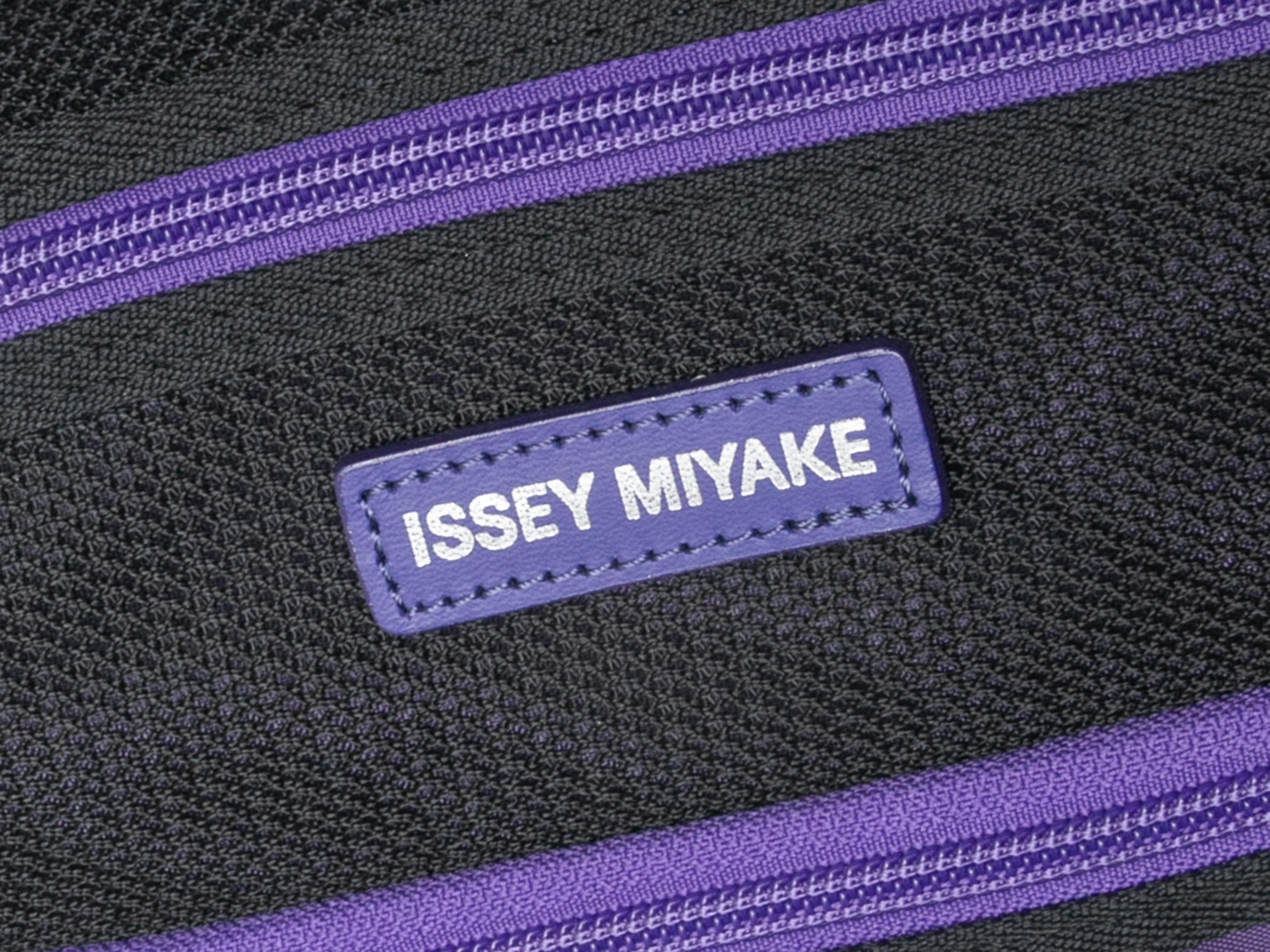 Purple & Multicolor Issey Miyake x Aya Takano Fall/Winter 2004 Printed Mini Suit For Sale 3