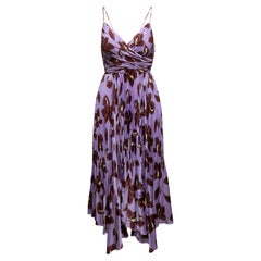 Lila & Multicolor Jonathan Simkhai Kleid mit Blumendruck Größe US 2