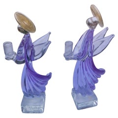 Glass Candlesticks