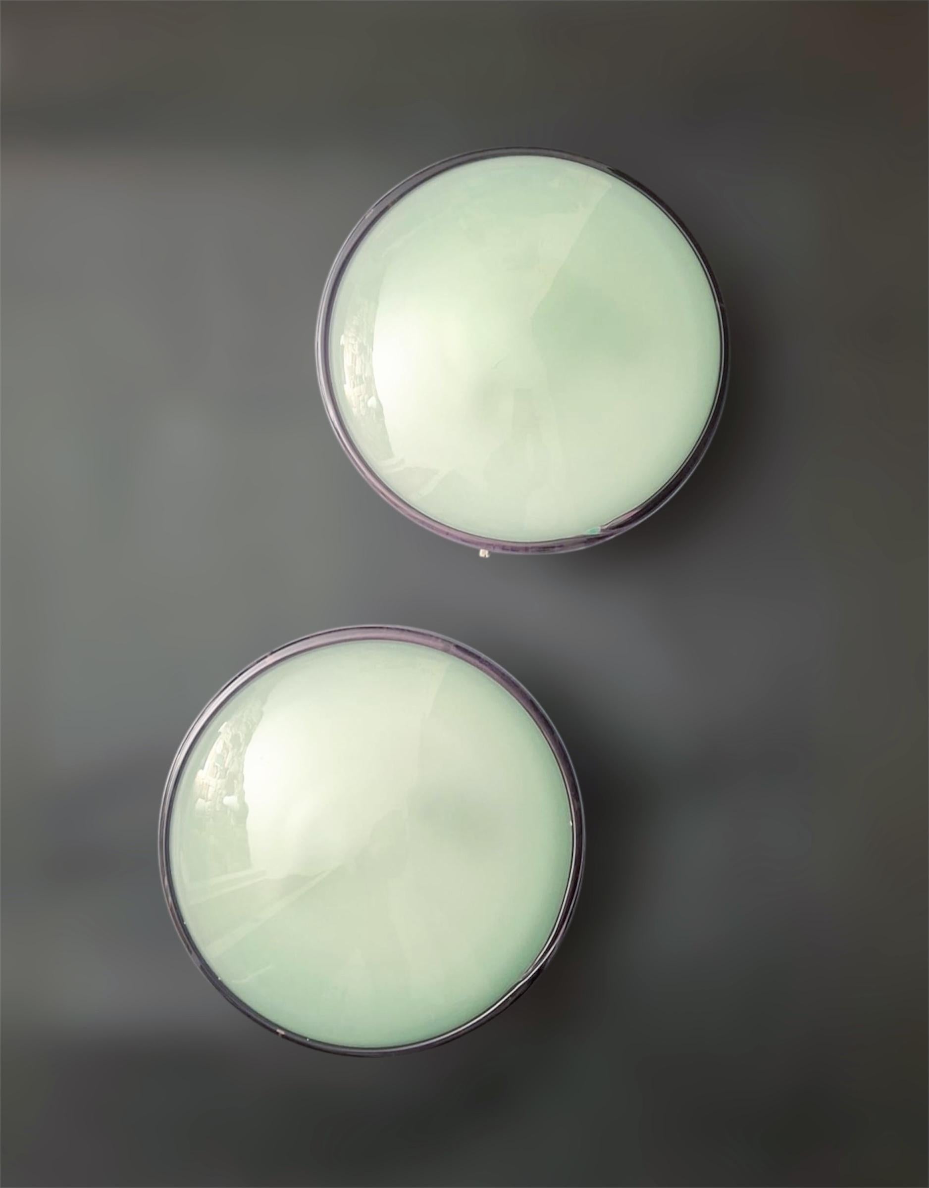 Murano Purple Flush Mount / Sconce, 2 Available en vente 4