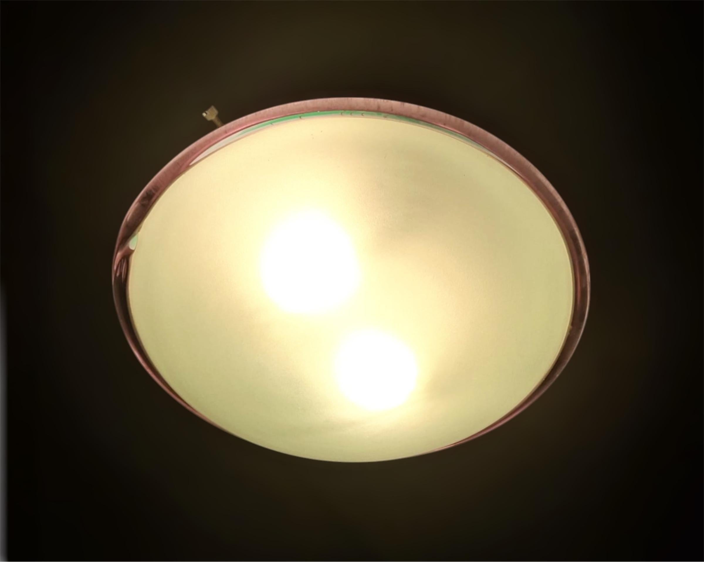 Verre brun Murano Purple Flush Mount / Sconce, 2 Available en vente