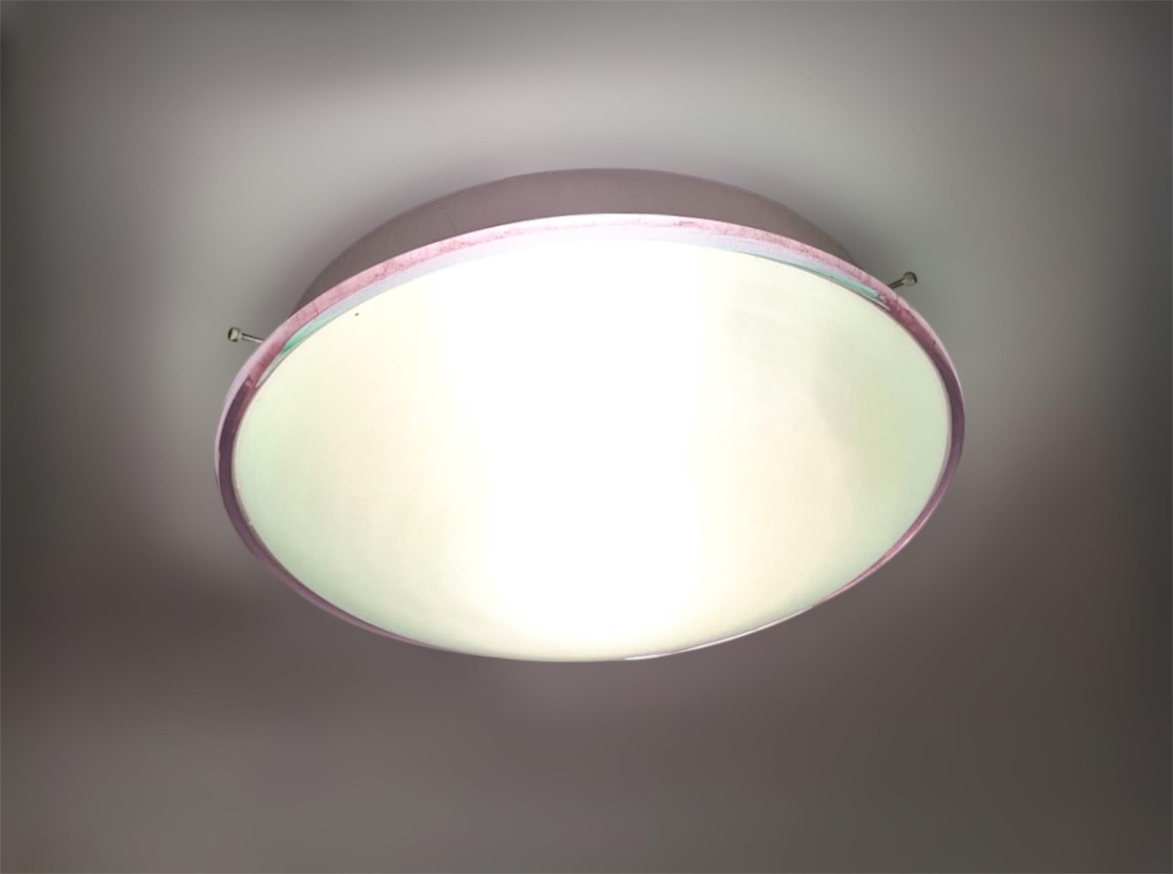 Purple Murano Flush Mount / Sconce, 4 Available For Sale 5