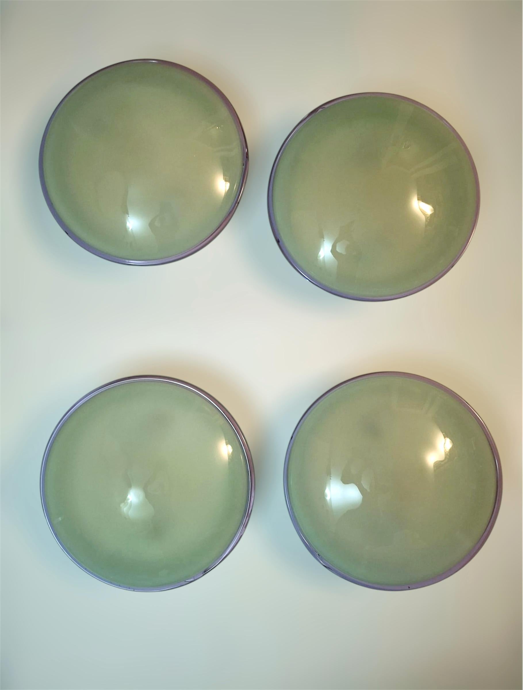 Purple Murano Flush Mount / Sconce, 4 Available For Sale 6