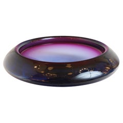 Retro Purple Murano Glass Bowl, Italy, 1960s