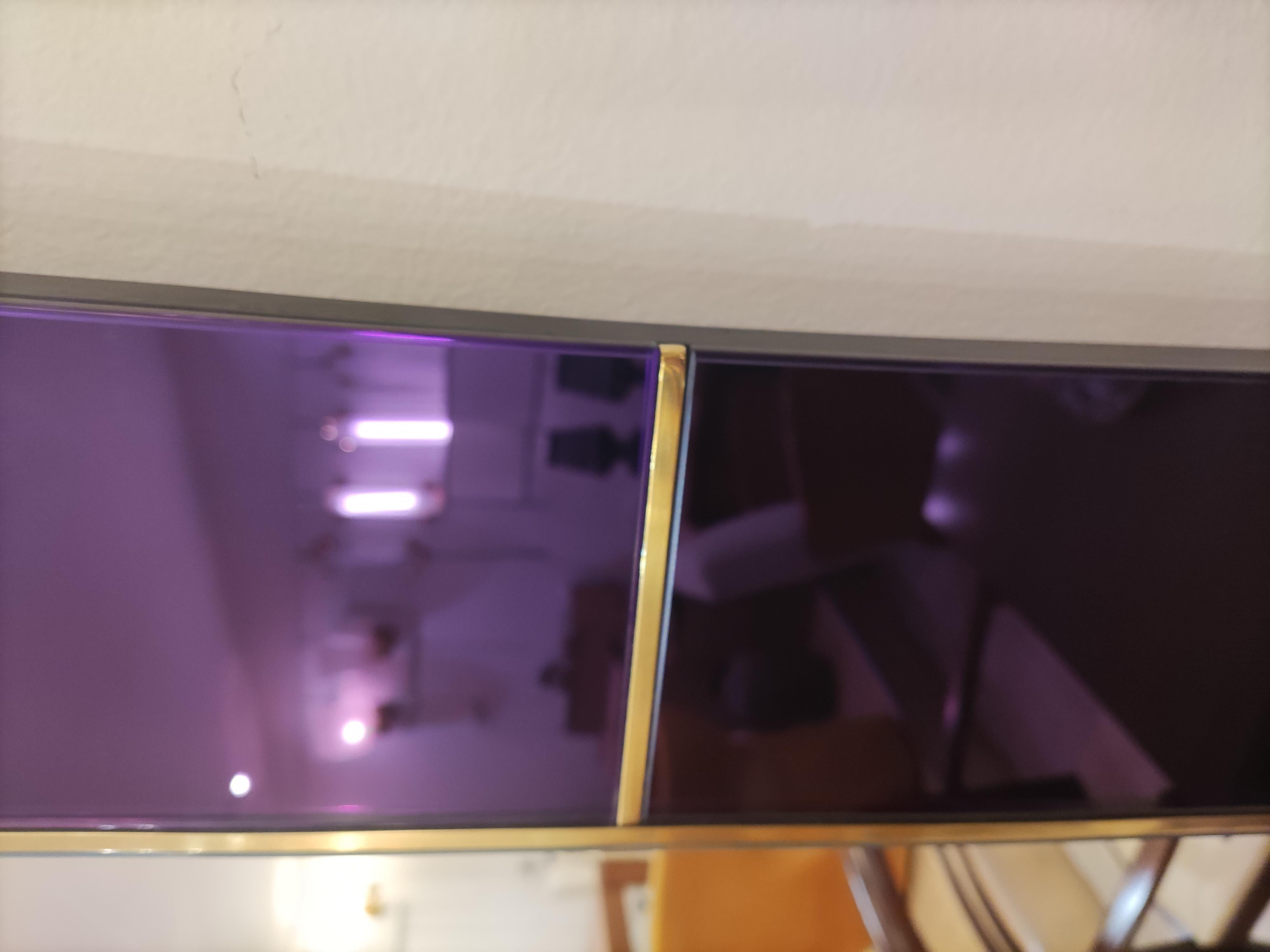 Purple Murano Glass Mirror 10
