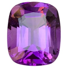 Purple Natural Amethyst Loose Gemstone 21.35Ct Cushion Cut-Ring, Pendant-Jewelry