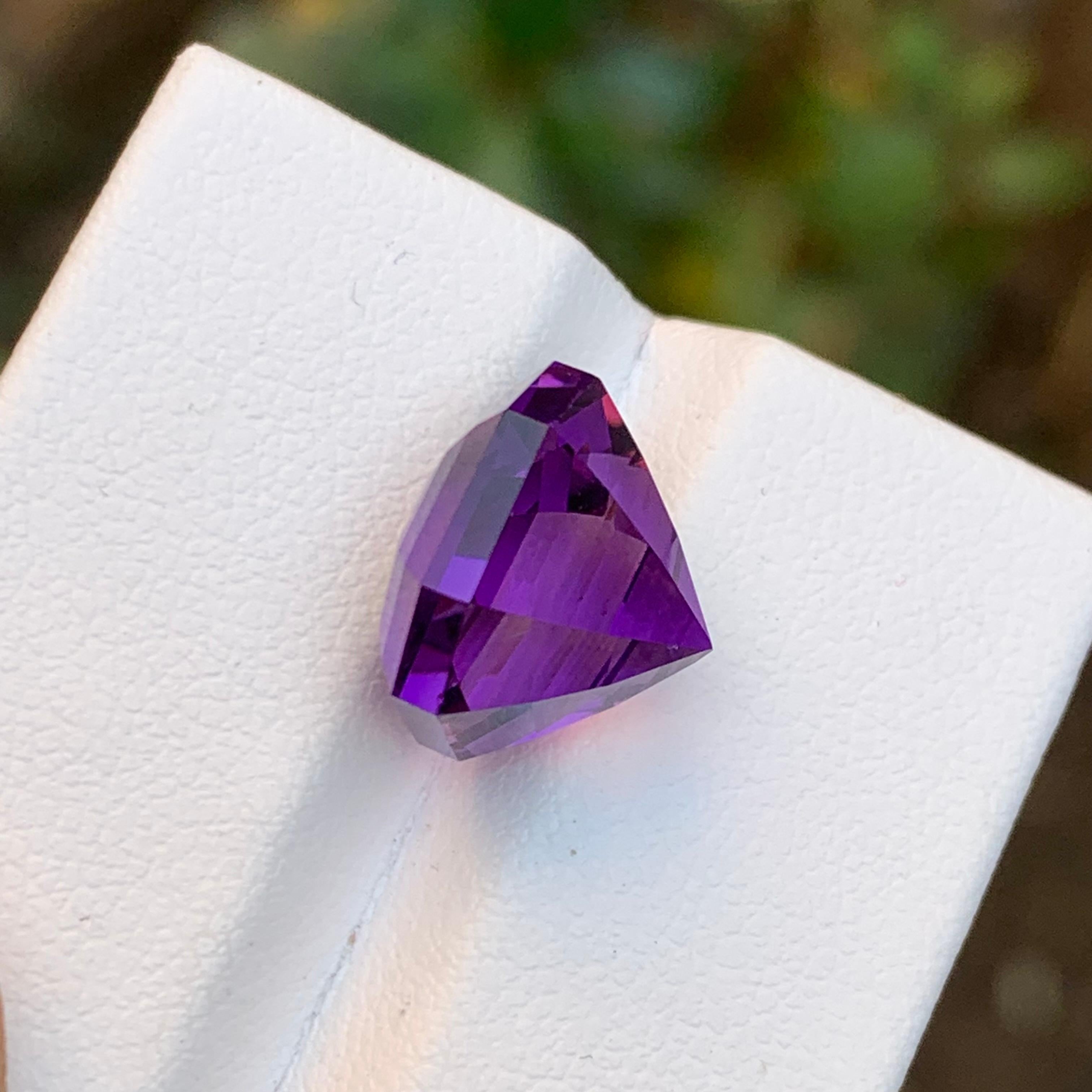 Purple Natural Amethyst Octagon/Asscher Cut, 8.40 Carat for any Jewelry Setting 1