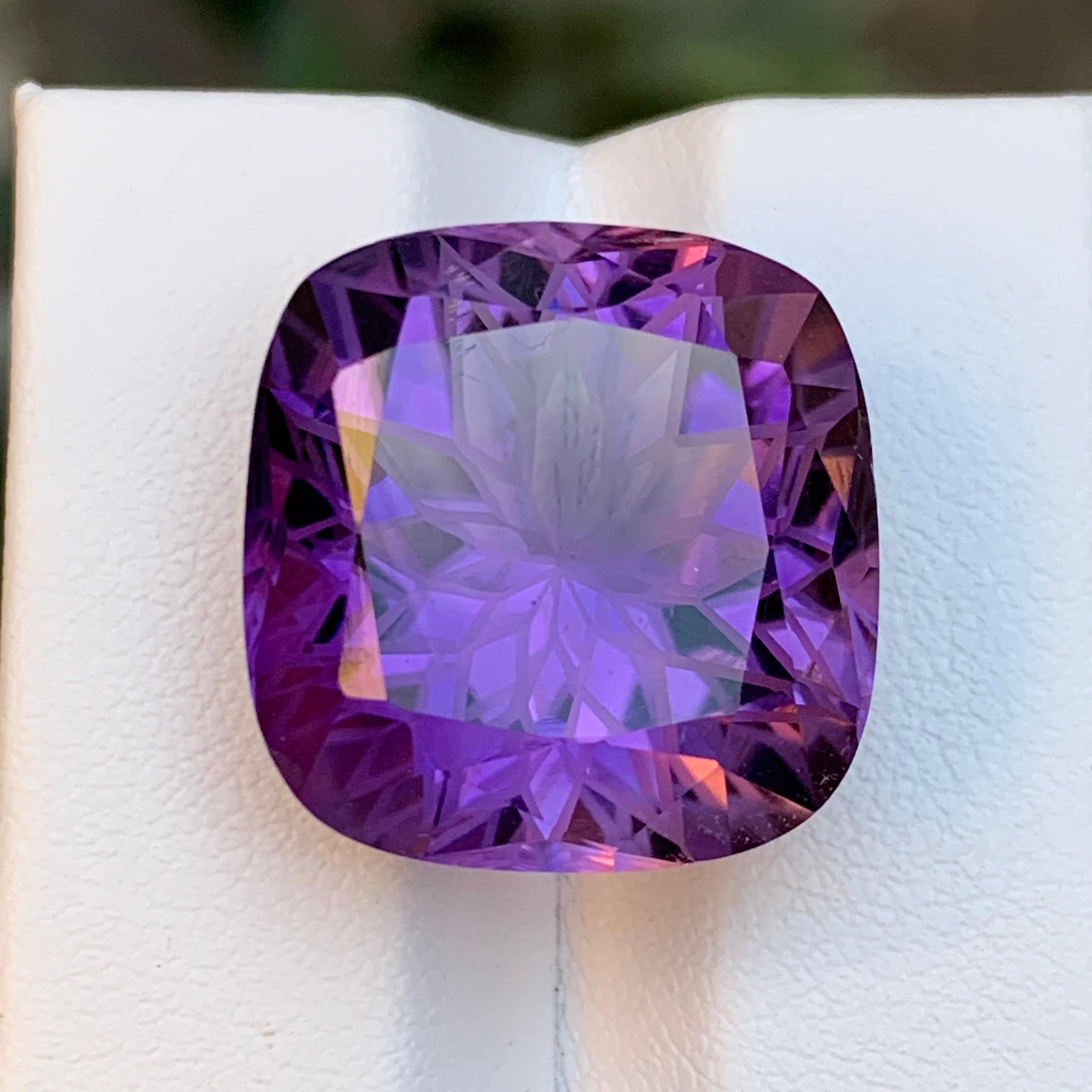 Flower Cushion Cut Purple Amethyst Natural Gemstone for Necklace Pendant, Bracelet or any other Jewelry Setting from Brazil!!

💎 GEMSTONE TYPE: Amethyst 
⚖️ WEIGHT: 24.35 Carats
🪚 SHAPE & CUT: Flower Cushion Cut
📏 SIZE (MM): 18.36 x 17.74 x