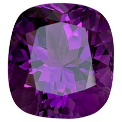 Lila natürlichen Amethyst Anhänger Edelstein 27,10 Ct Blume Kissenschliff für Schmuck