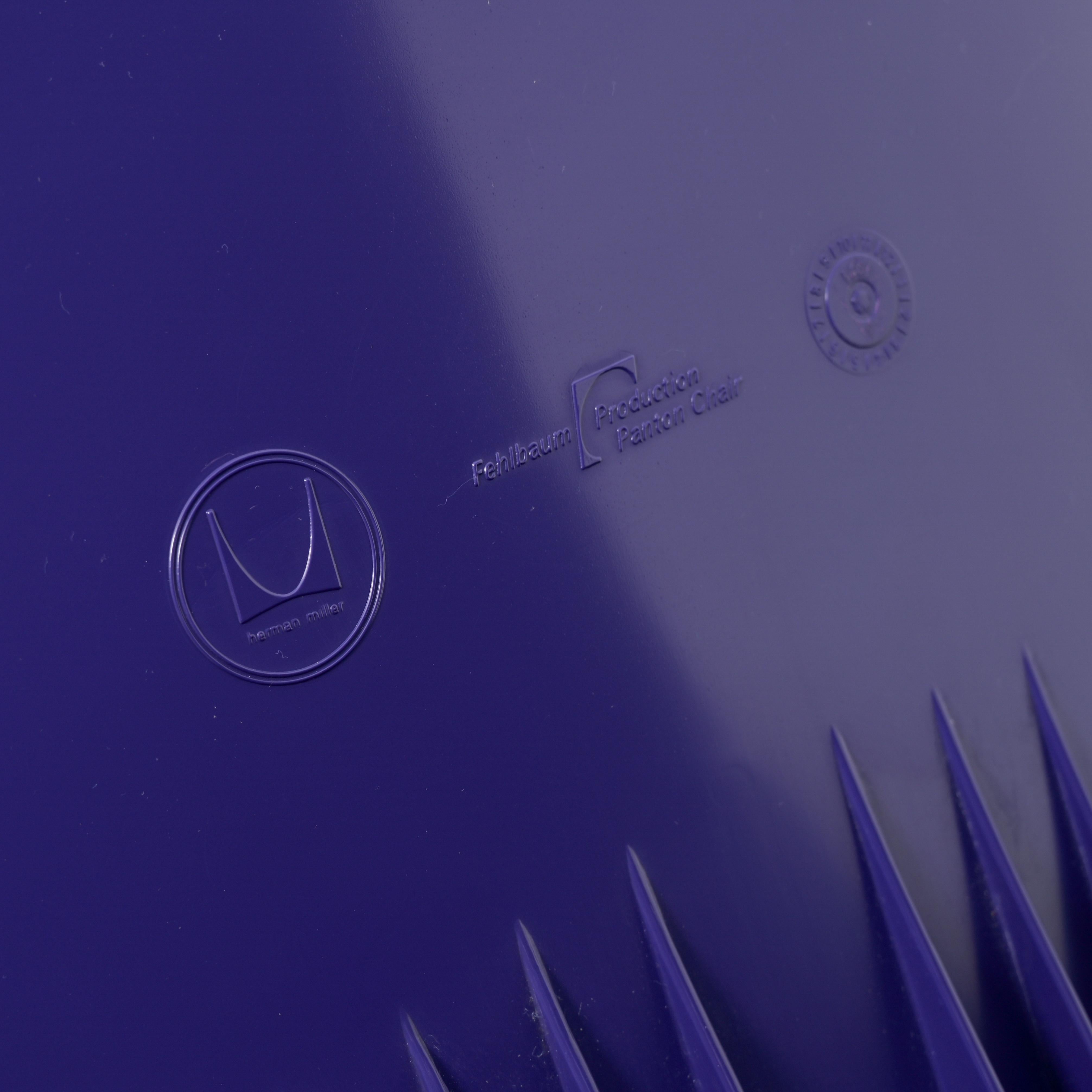 Chaise Panton pourpre, 1973 en vente 9