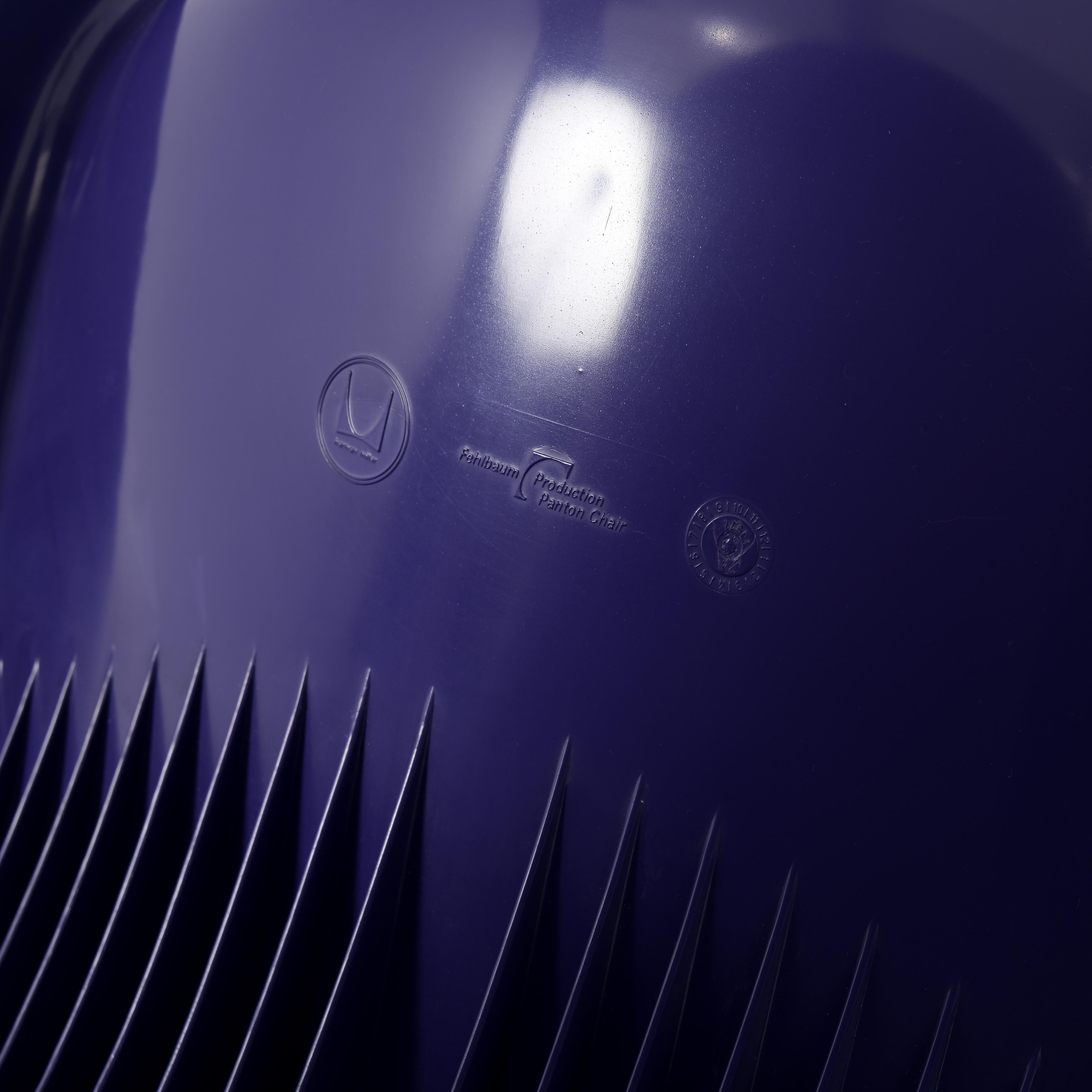 Chaise Panton pourpre, 1973 en vente 11