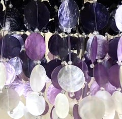 Araña de perlas moradas de Brilliant AG, años 2000