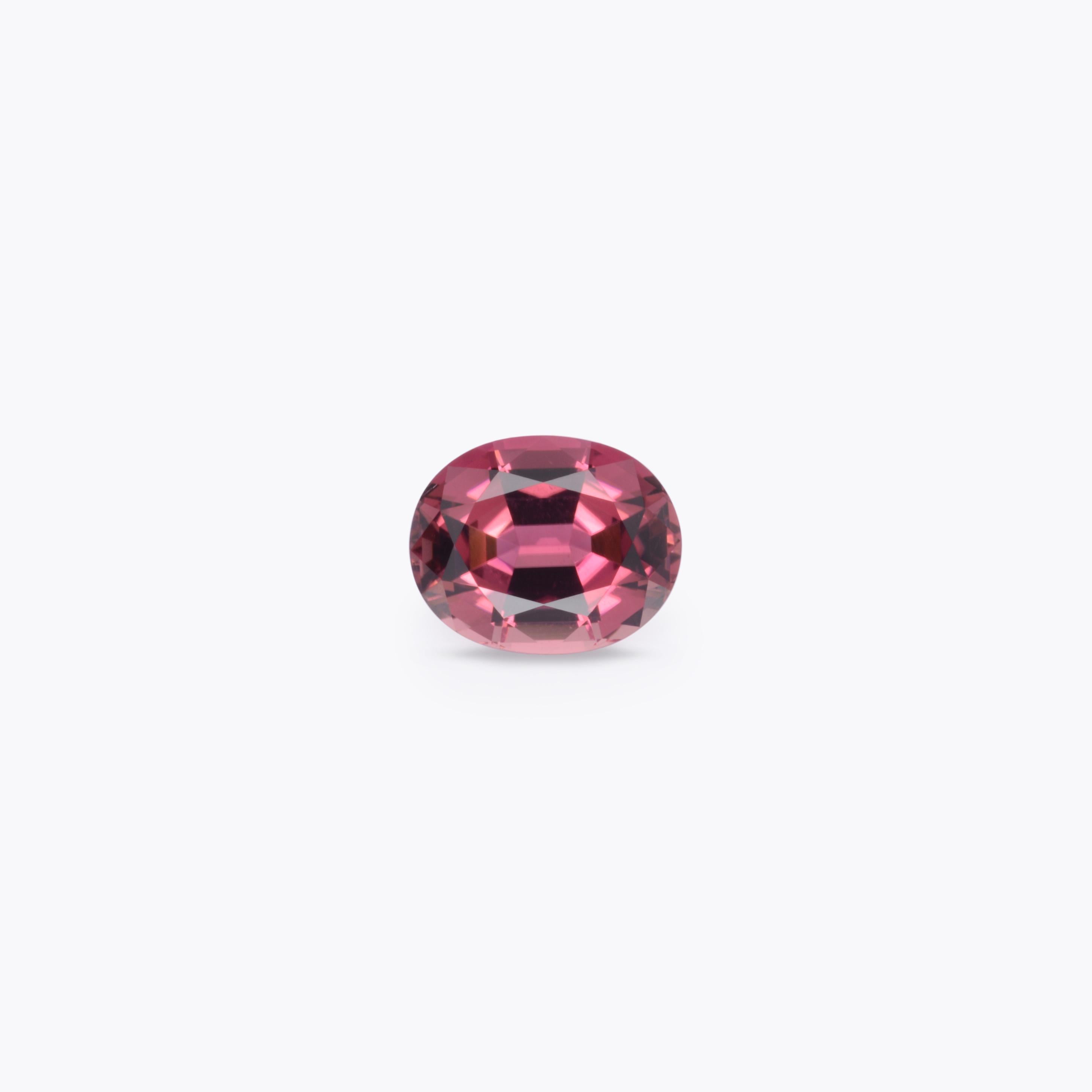 purple red gemstone