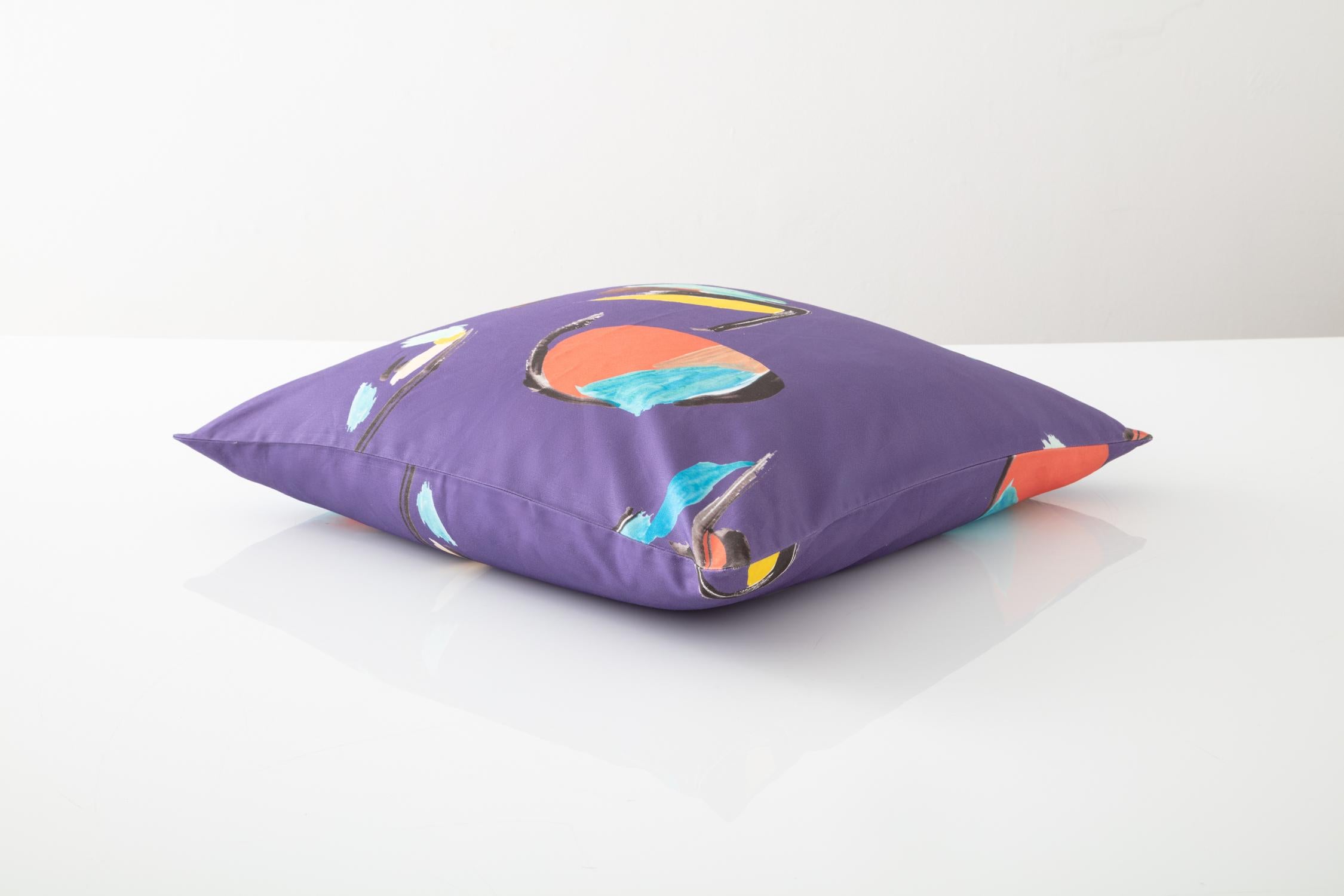Other Purple Pod Square Pillow For Sale