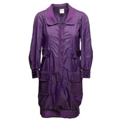 Veste coupe-vent longiligne Purple Red Valentino Taille IT 40