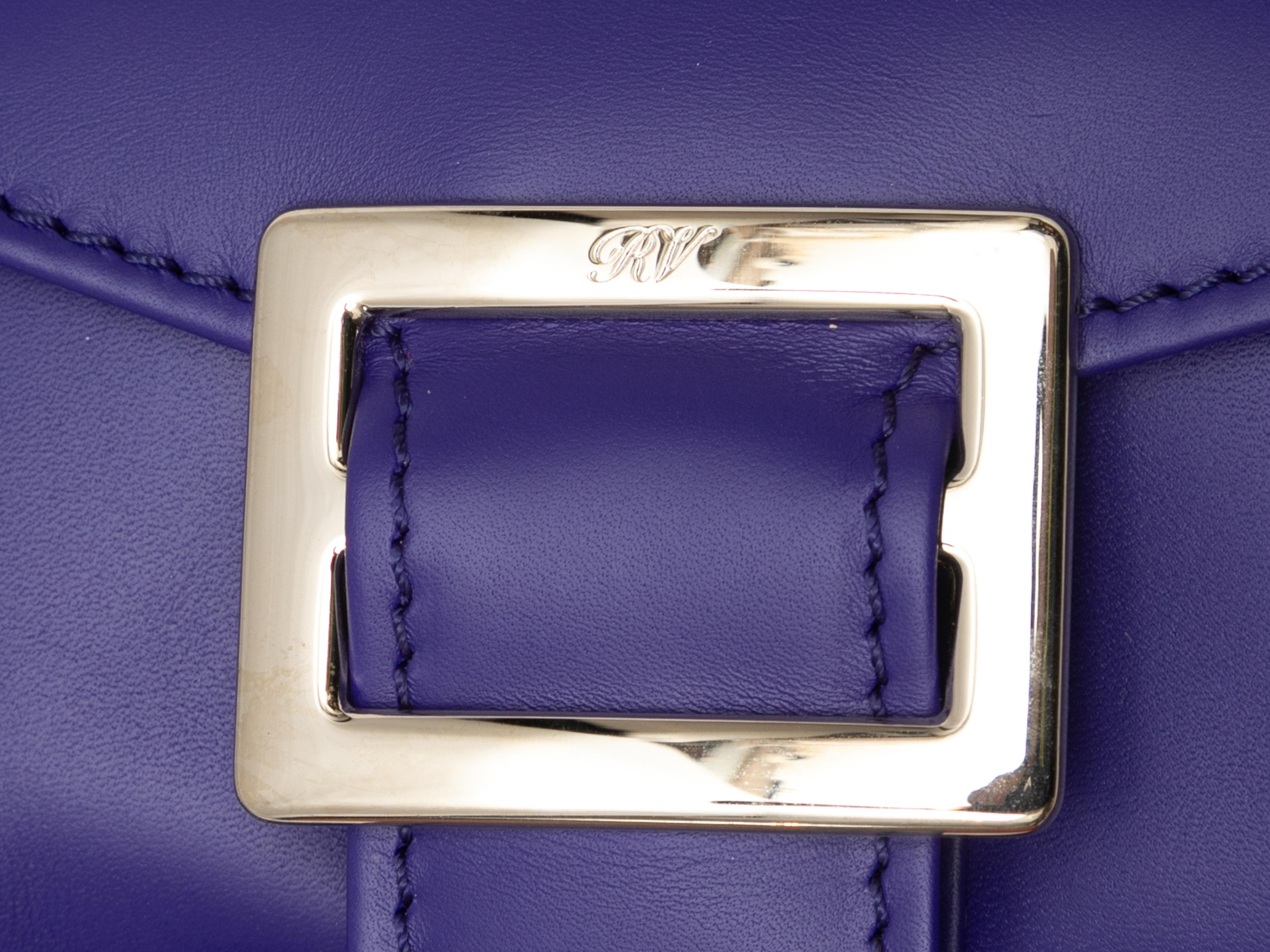 Women's or Men's Purple Roger Vivier Metro Micro Crossbody Bag For Sale