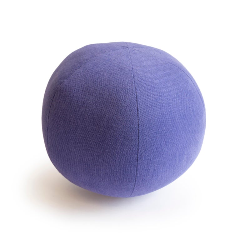 Purple Round Ball Pillow For Sale at 1stDibs
