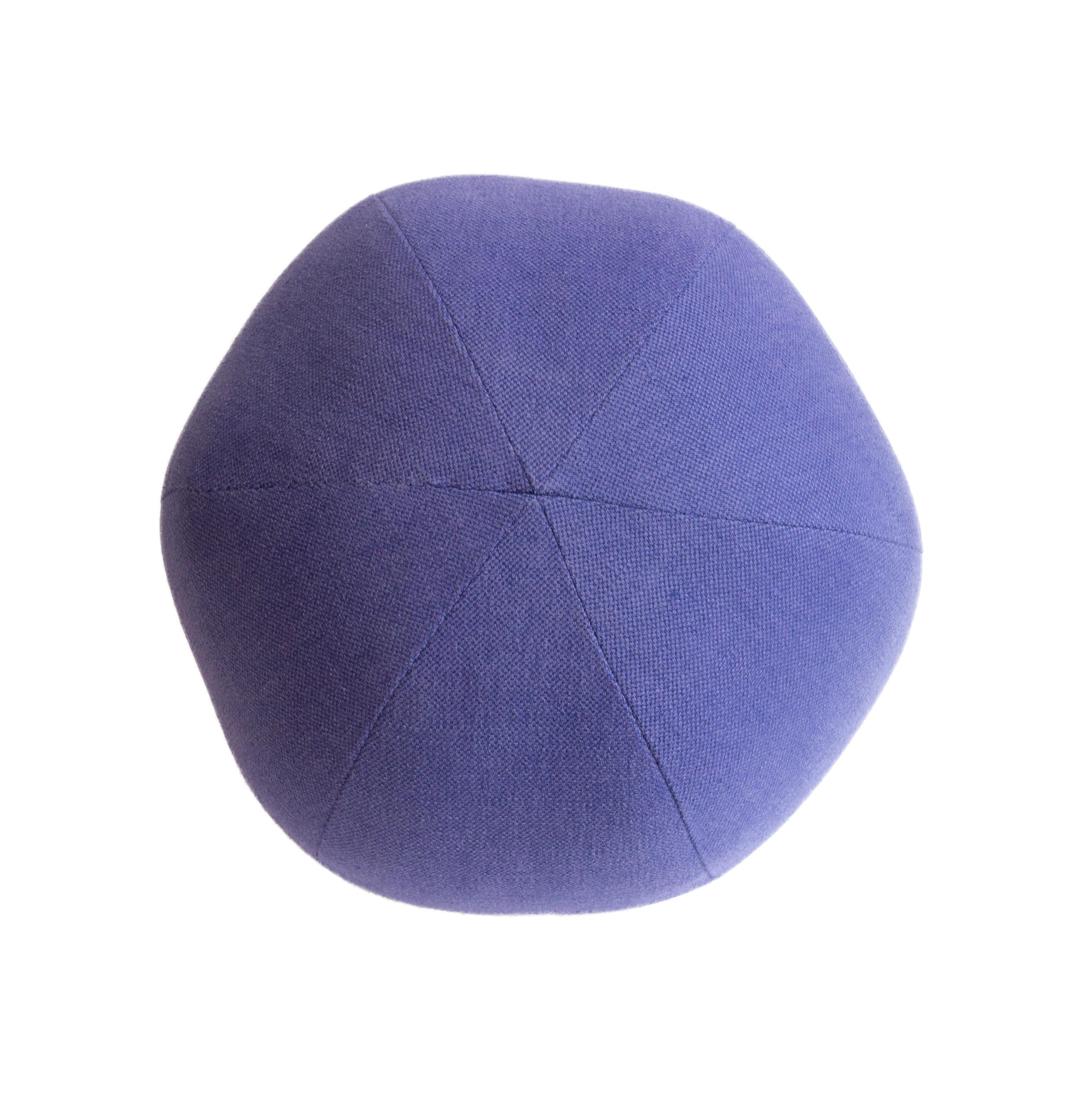 Américain Oreiller à boules rondes violet