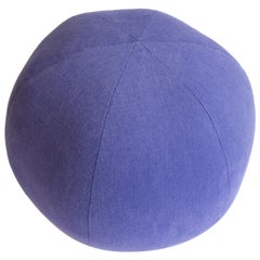 Oreiller à boules rondes violet