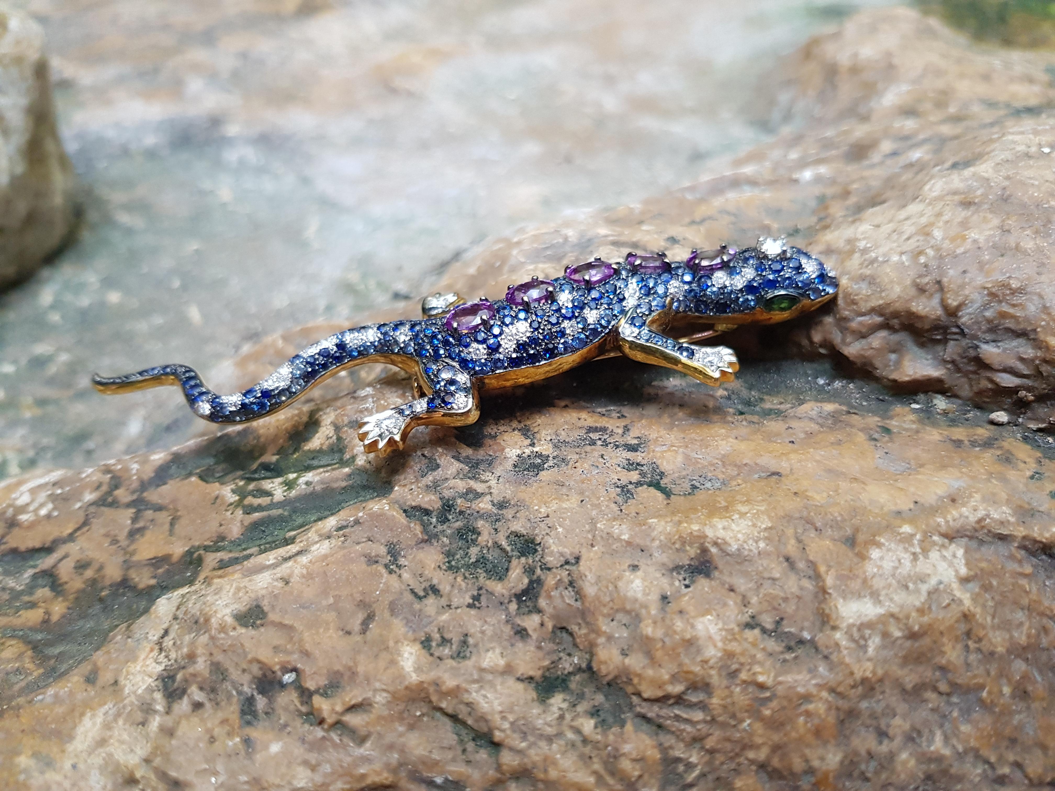 blauer salamander