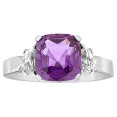 Ring mit lila Saphir und Diamant - Ein Gerard McCabe Aeon-Design