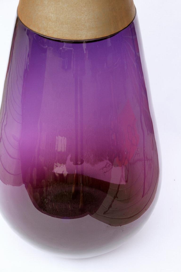 Organique Vase empilable Purple Scarabee, Pia Wüstenberg en vente