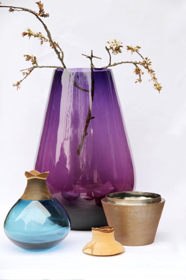 Filé Vase empilable Purple Scarabee, Pia Wüstenberg en vente