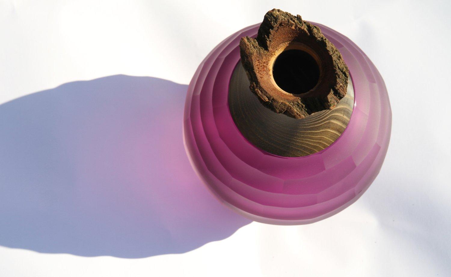 Recipiente apilable Sculpt violeta, Pia Wüstenberg Alemán en venta