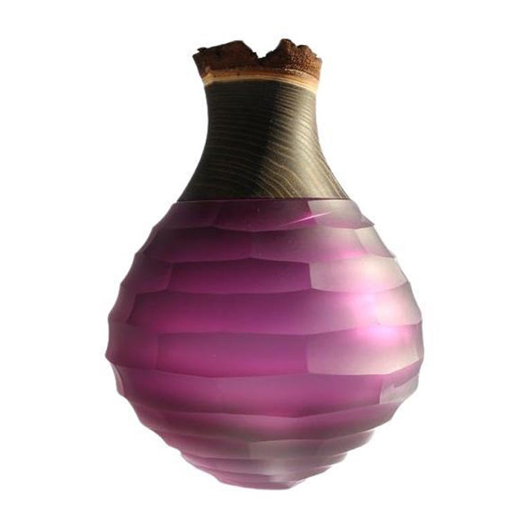 Recipiente apilable Sculpt violeta, Pia Wüstenberg