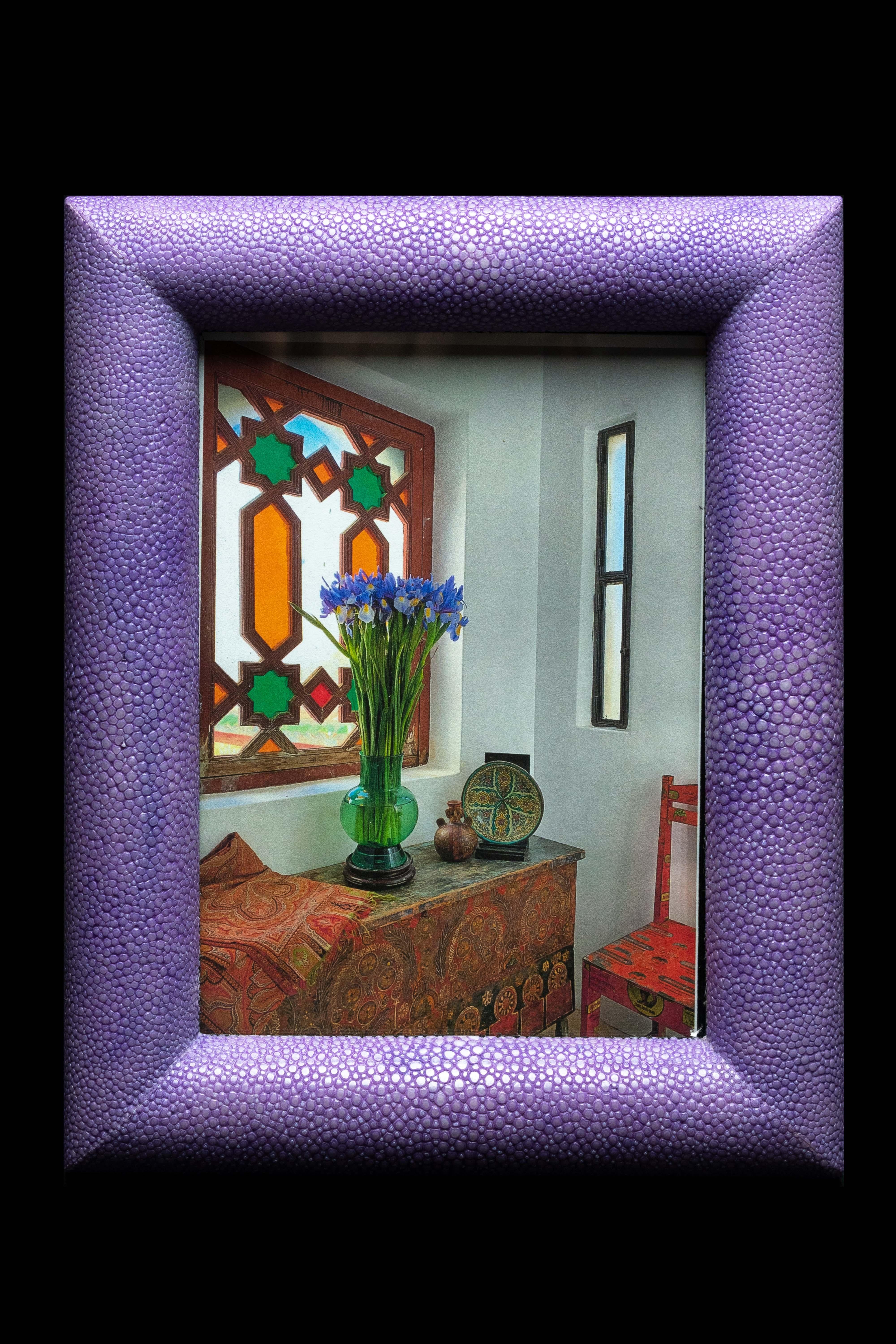 Purple shagreen frame

Measures approximately: 9