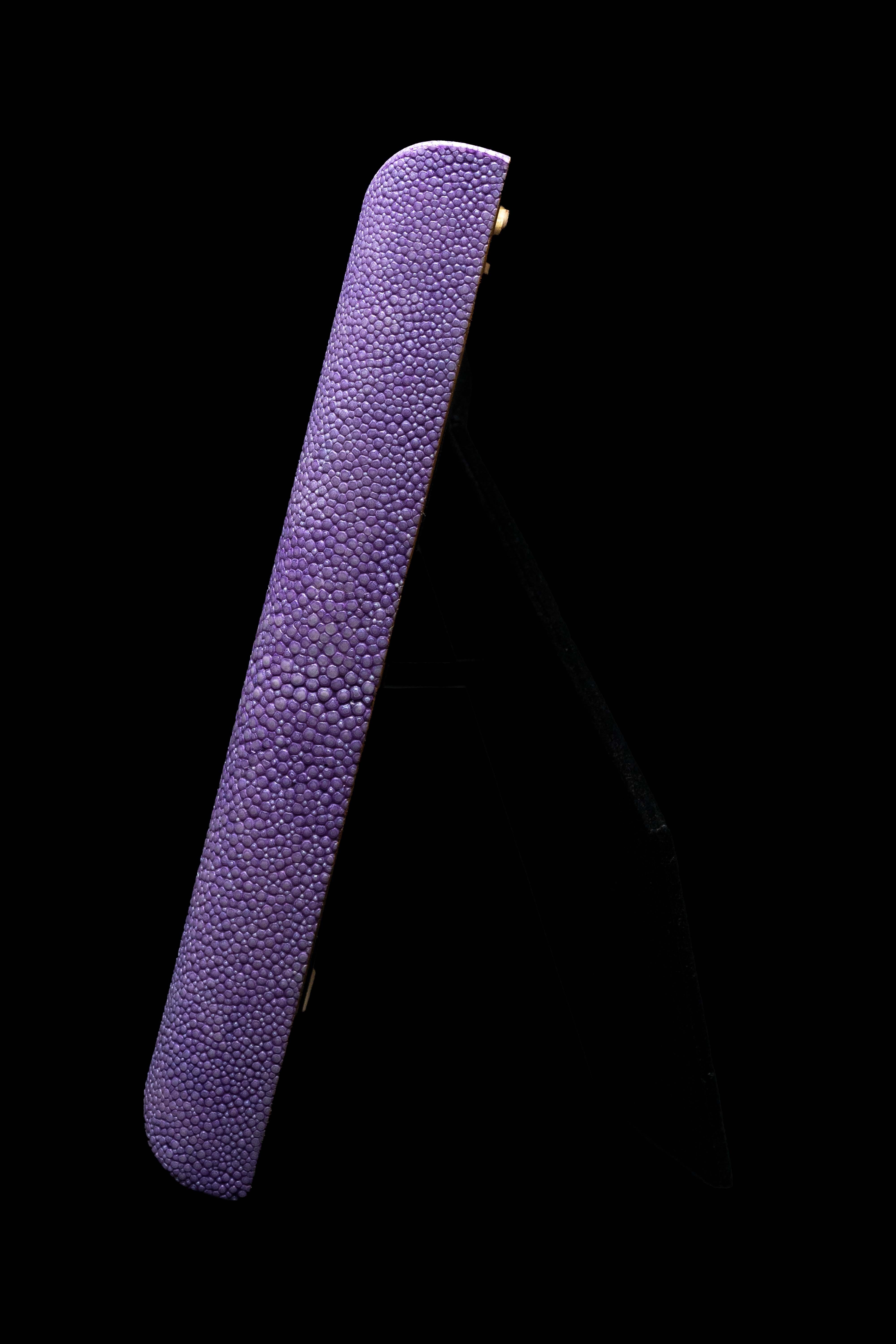 Purple Shagreen Frame In New Condition In New York, NY