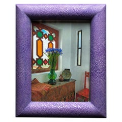 Purple Shagreen Frame
