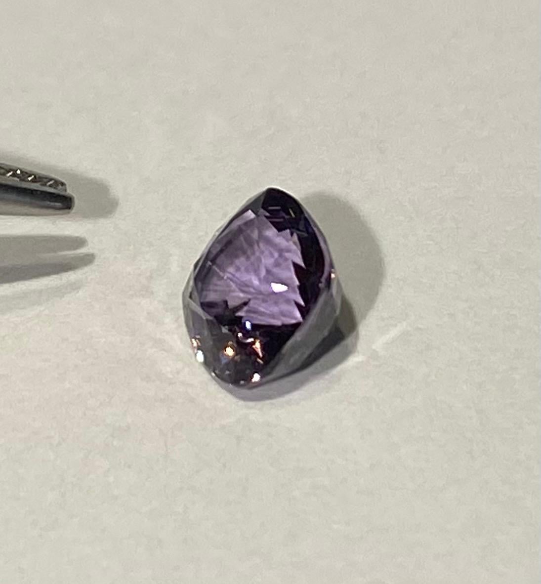 purple spinel gemstone