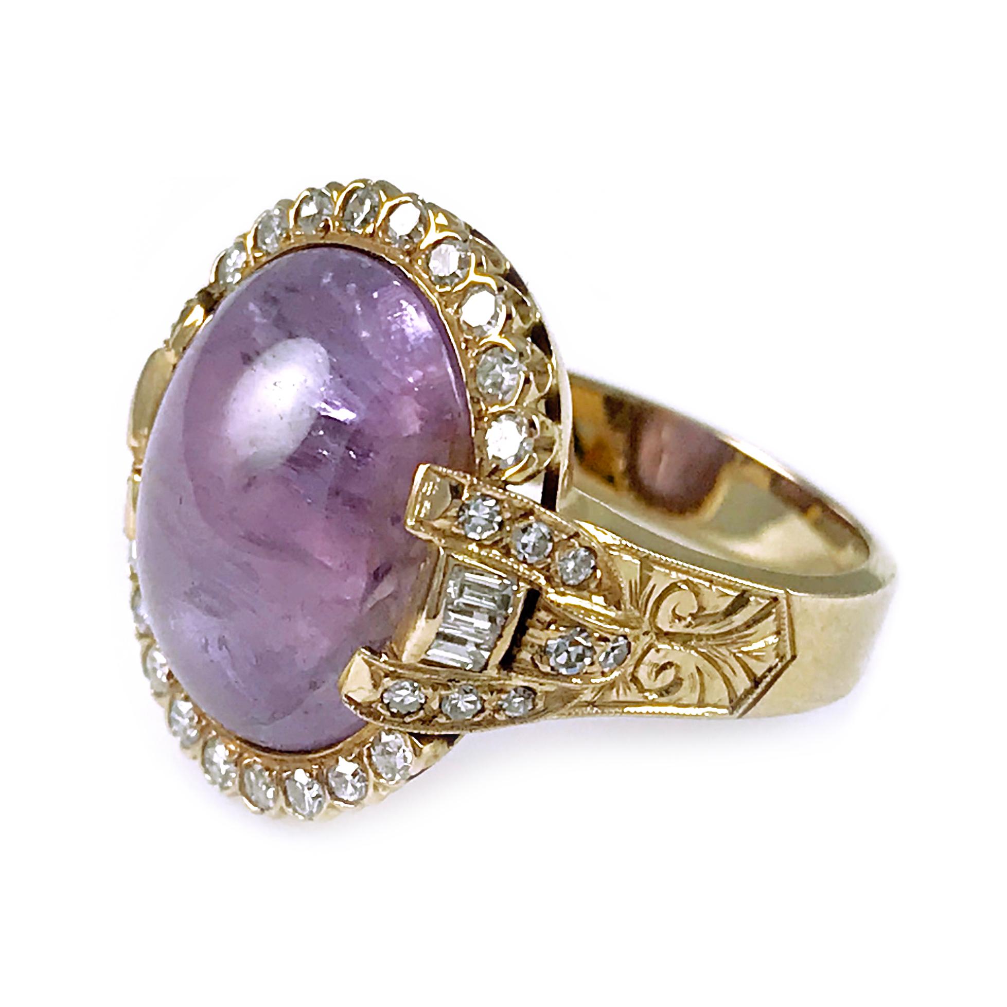 purple star ring