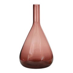 Purple Tinted Glass Bud Vase