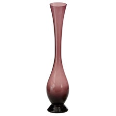 Purple Tinted Glass Bud Vase