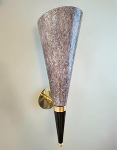 Dark Purple Torchere Sconce