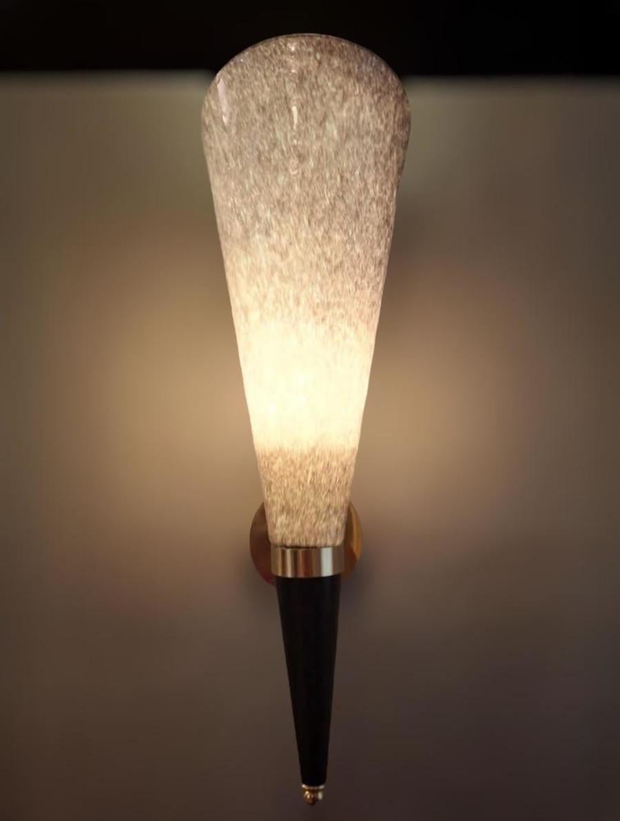 Applique torchère violet foncé en vente 2