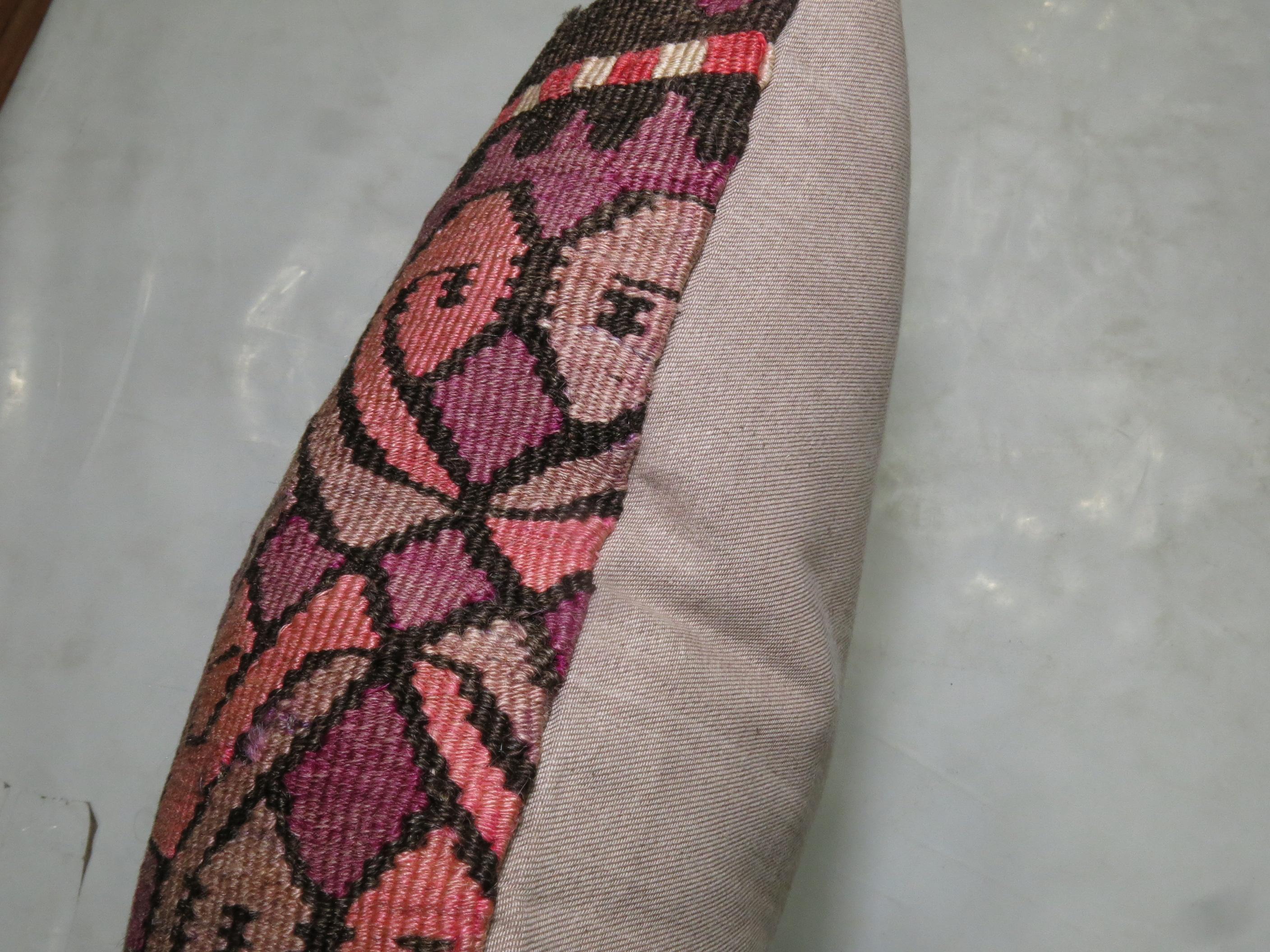Purple Turkish Kilim Pillow In Good Condition In New York, NY