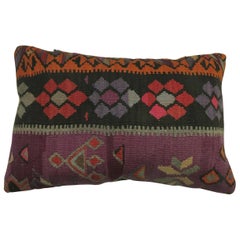 Coussin Kilim turc violet