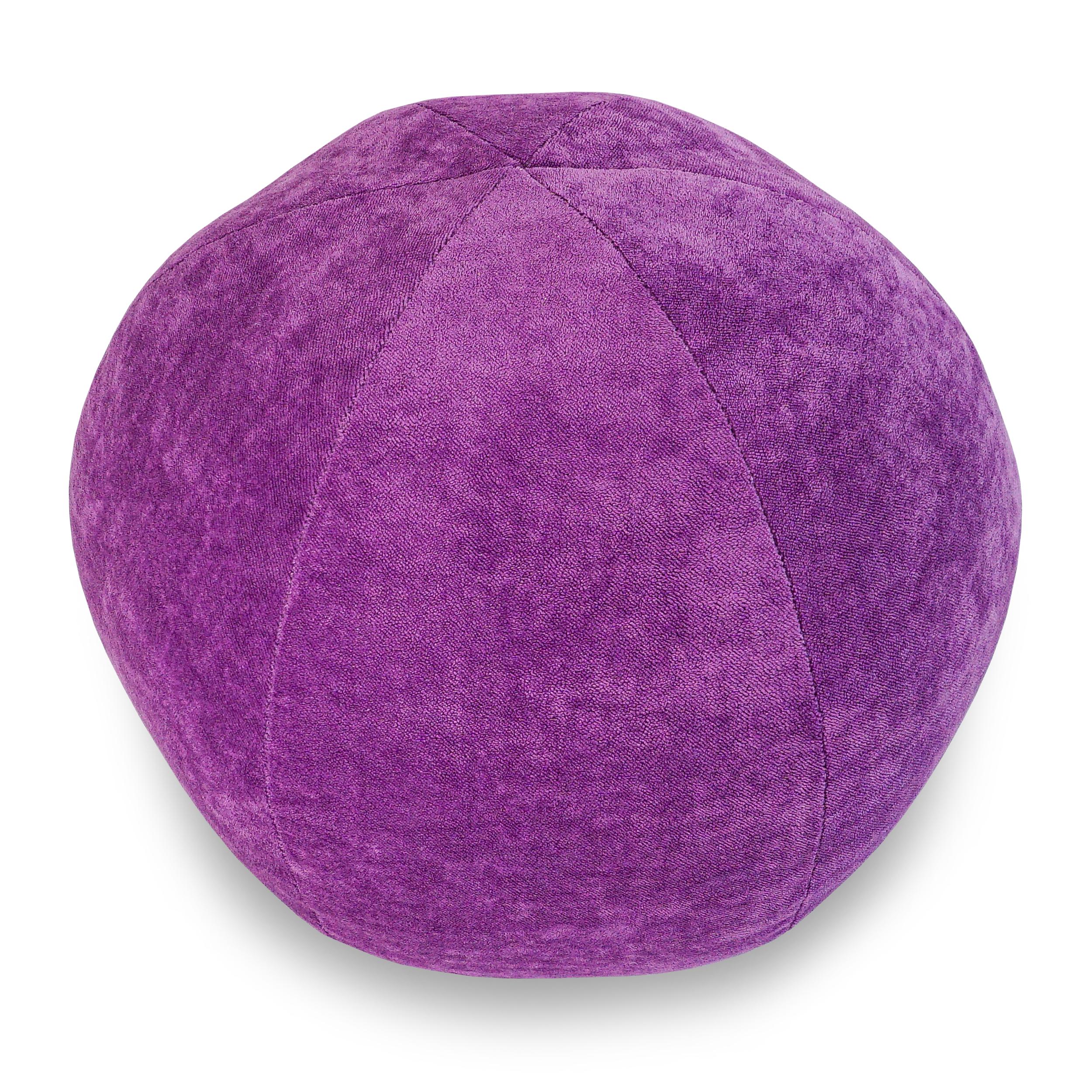 purple velvet throw pillow