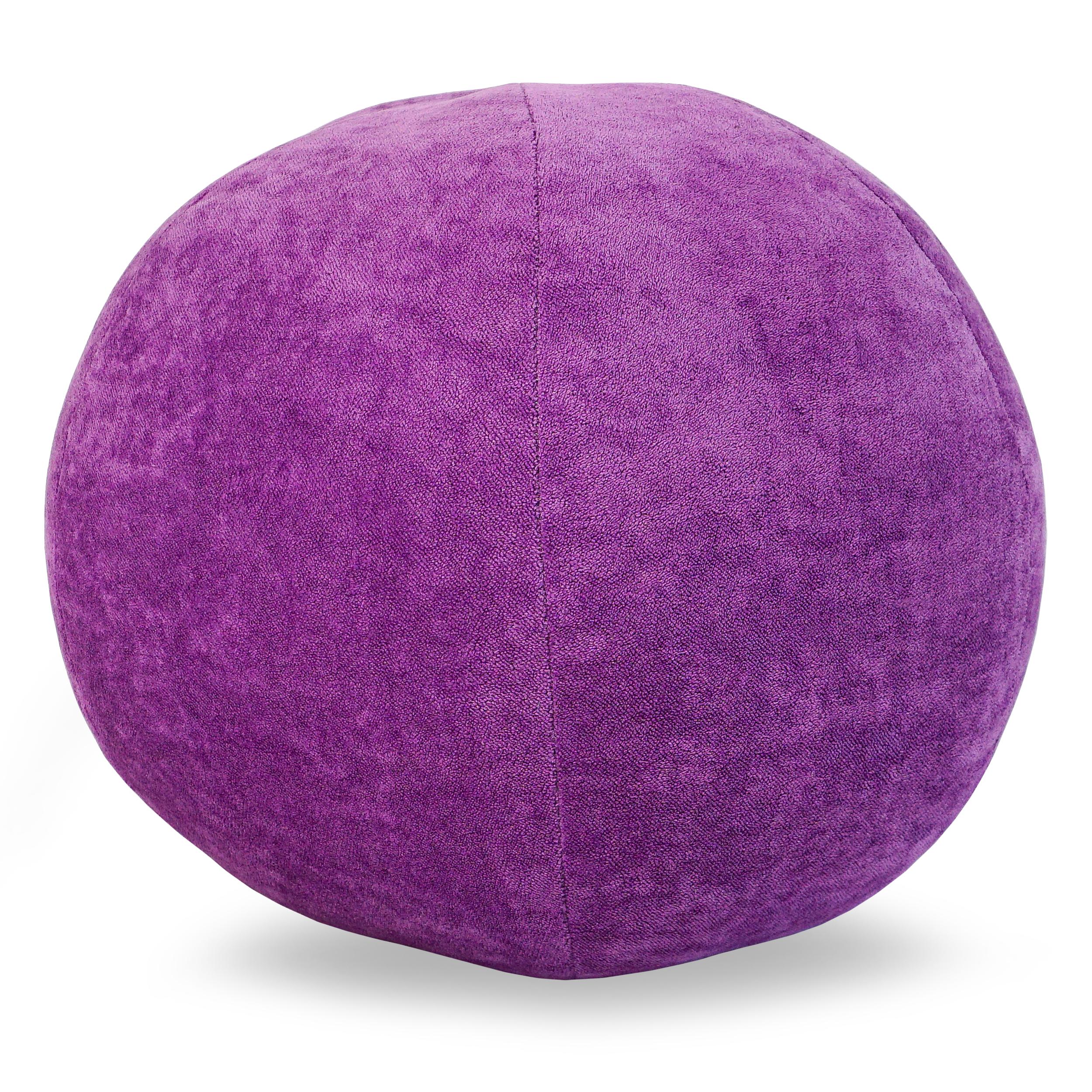 American Purple Velvet Ball Pillow For Sale