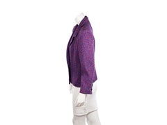 Purple Vintage Givenchy Tweed Blazer