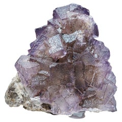 Antique Purple Yellow Fluorite from Elmwood Mine, Carthage, Smith County, Tennessee
