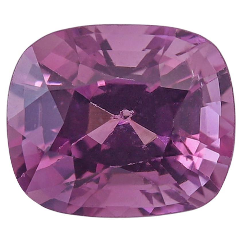 Natürlicher loser Spinell Edelstein 1,22 Karat Spinell-Edelstein in Violett und Rosa