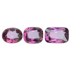 Purpurrosa Natürlicher Spinell 4,38 Karat Cushion-Schliff Lose Edelsteine Paket